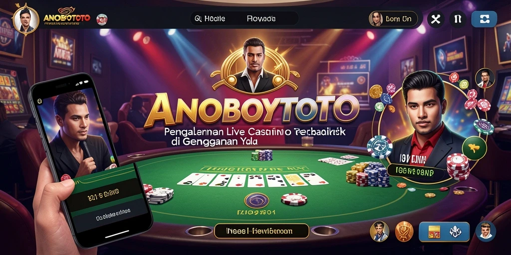 Screenshot gameplay ANOBOYTOTO menampilkan suasana kasino yang mendebarkan.