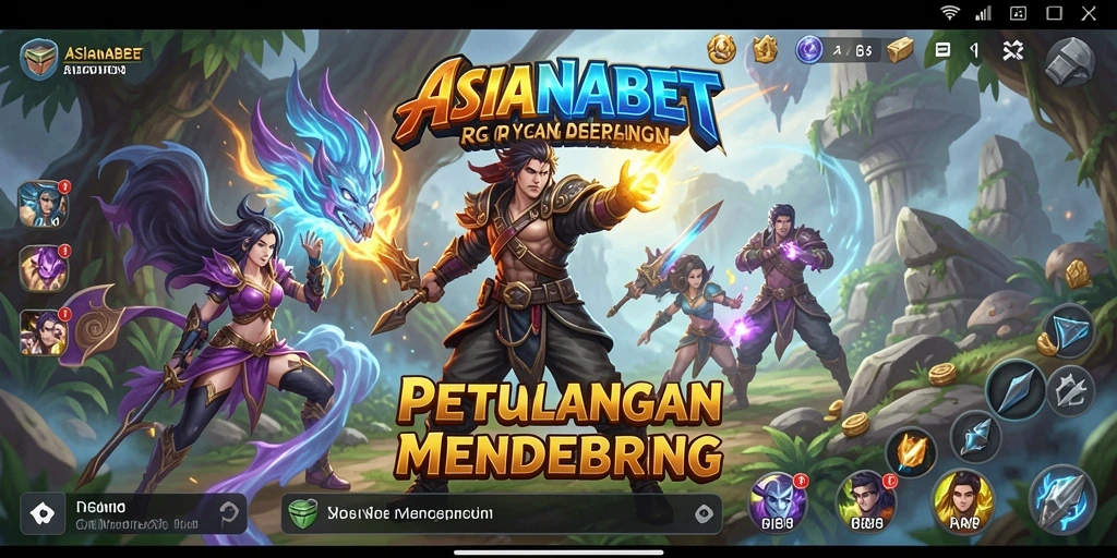 Tangkapan layar dari gameplay ASIANABET menunjukkan pertarungan yang mendebarkan.