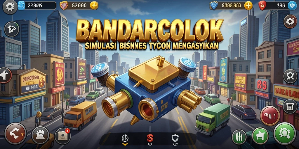 Tampilan gameplay Tycoon yang menarik dan penuh warna di BANDARCOLOK.
