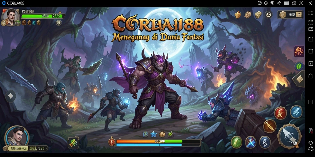 Tampilan gameplay CORLA188 yang menarik dan menantang.