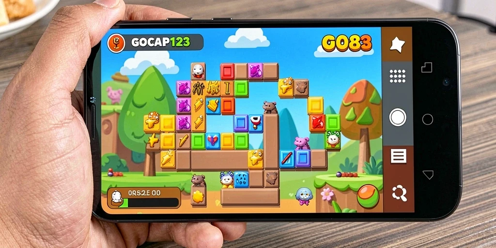 Tampilan screenshot GOCAP123 menampilkan gameplay Puzzle yang menarik.
