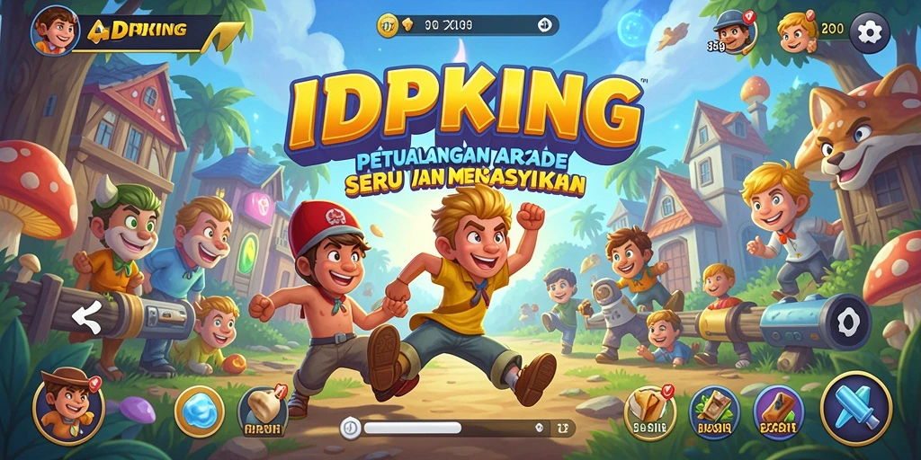 Tampilan gameplay seru di IDPKING yang penuh tantangan.