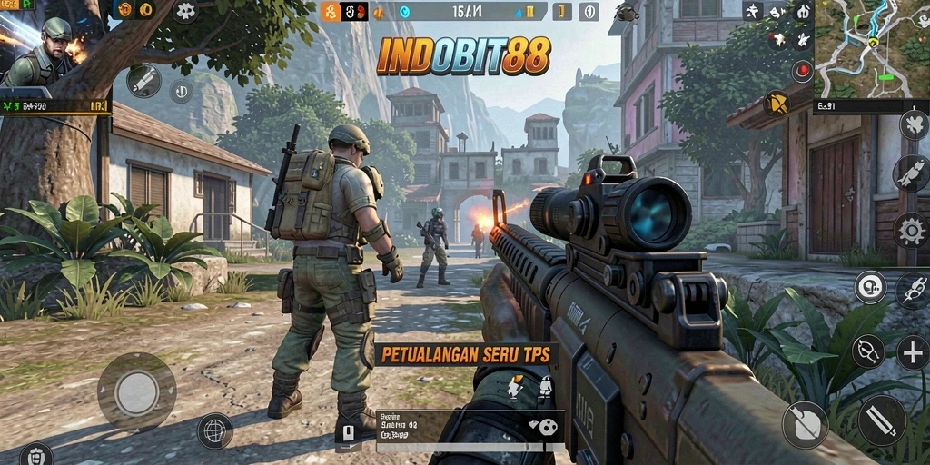 Gameplay menegangkan dan aksi seru di INDOBIT88.