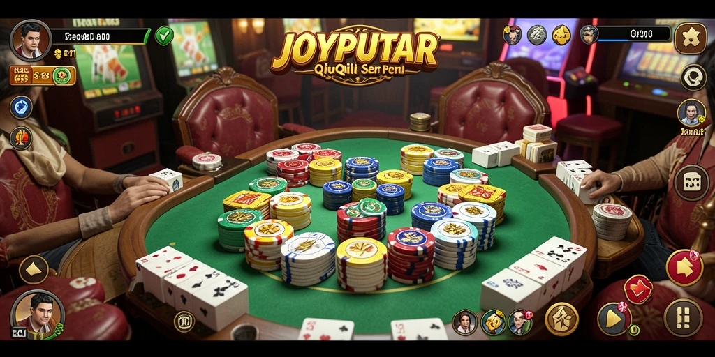 Tampilan menarik gameplay QiuQiu di JOYPUTAR.
