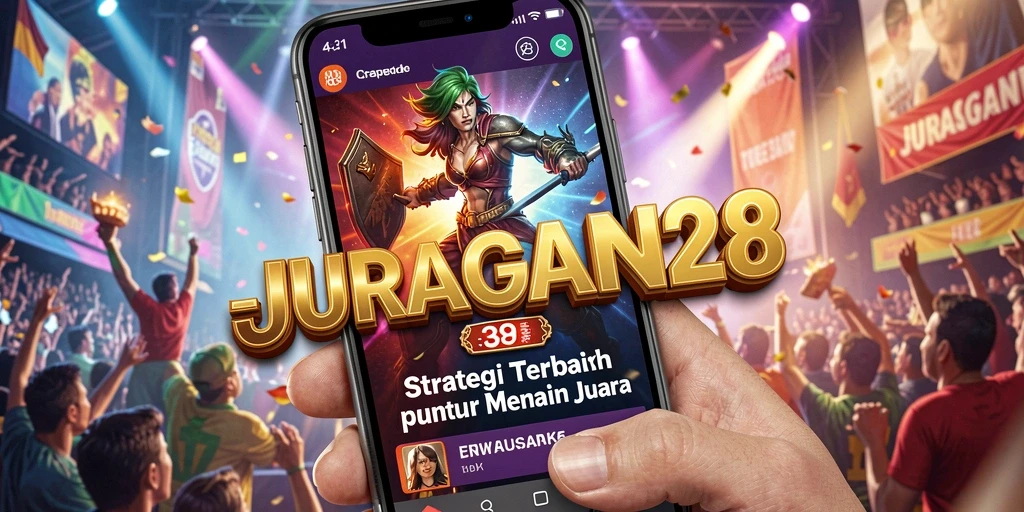 Tangkapan layar menunjukkan aksi pertempuran strategis di JURAGAN28.