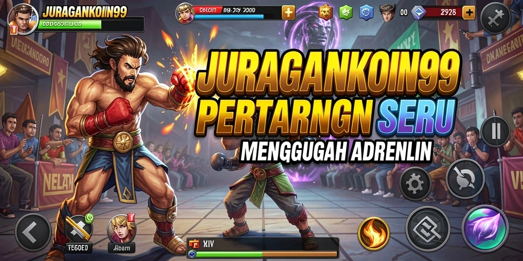 Tampilan gameplay <strong>JURAGANKOIN99</strong> yang memukau saat bertarung.