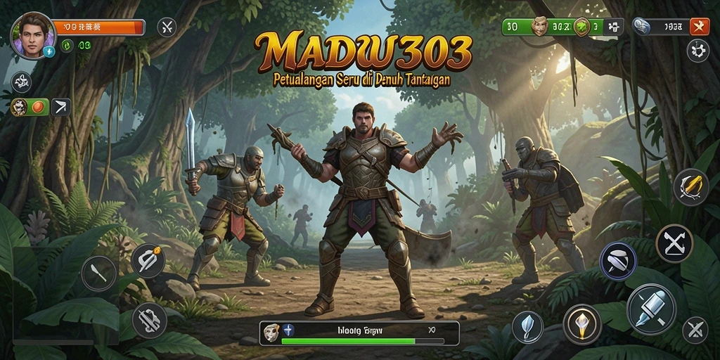 Screenshot gameplay MADU303 menunjukkan petualangan seru dan tantangan menarik.