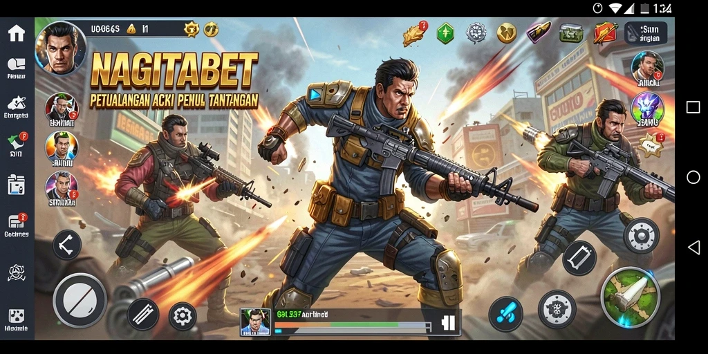 Screenshot menunjukkan gameplay aksi seru NAGITABET yang penuh tantangan.