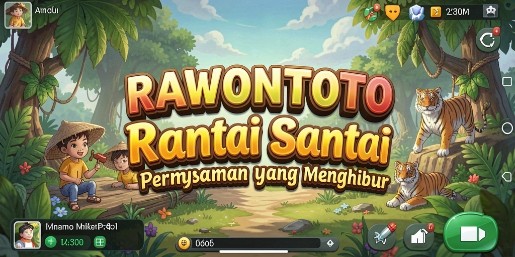 Tangkapan layar gameplay RAWONTOTO yang menampilkan aksi seru dan warna-warni.