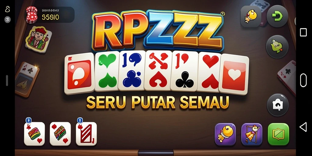 Screenshot yang menunjukkan gameplay seru dalam permainan Domino.