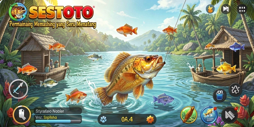 Tangkapan ikan besar di SESETOTO saat gameplay seru.