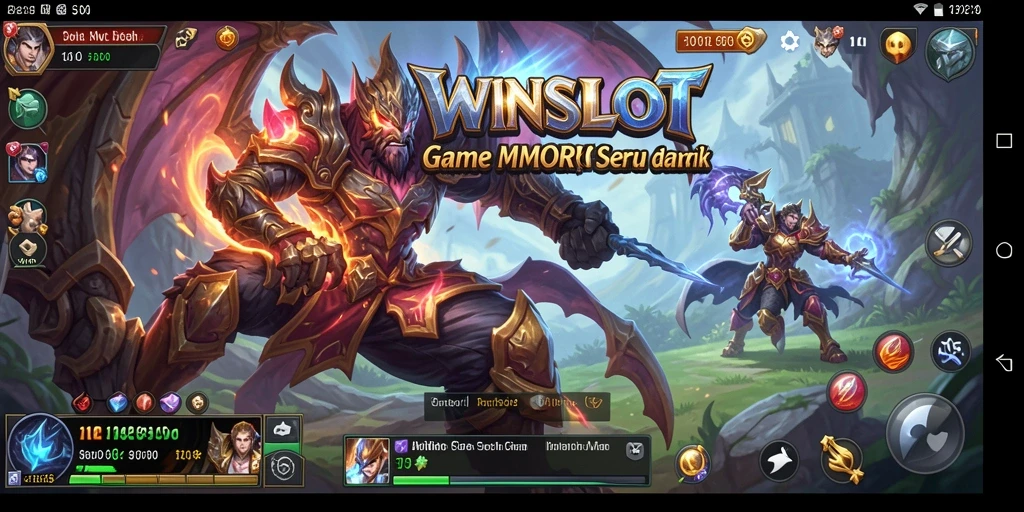 Tampilan gameplay <strong>WINSLOT</strong> yang menakjubkan dalam dunia MMORPG.